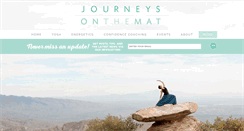 Desktop Screenshot of journeysonthemat.com